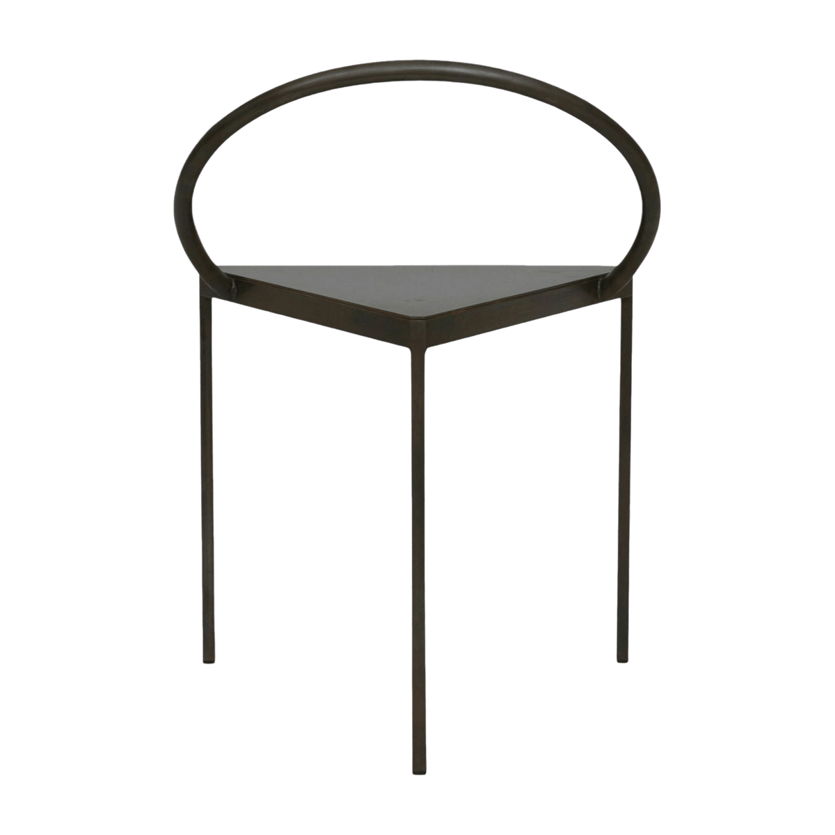 Chaise en acier noir Triangolo - Frama - The Cool Republic