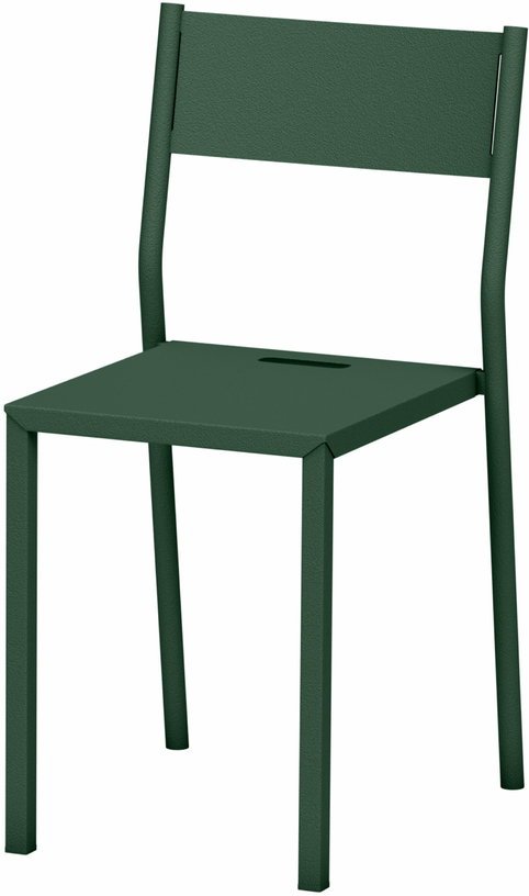 Chaise en acier olive Take - Matière Grise - The Cool Republic