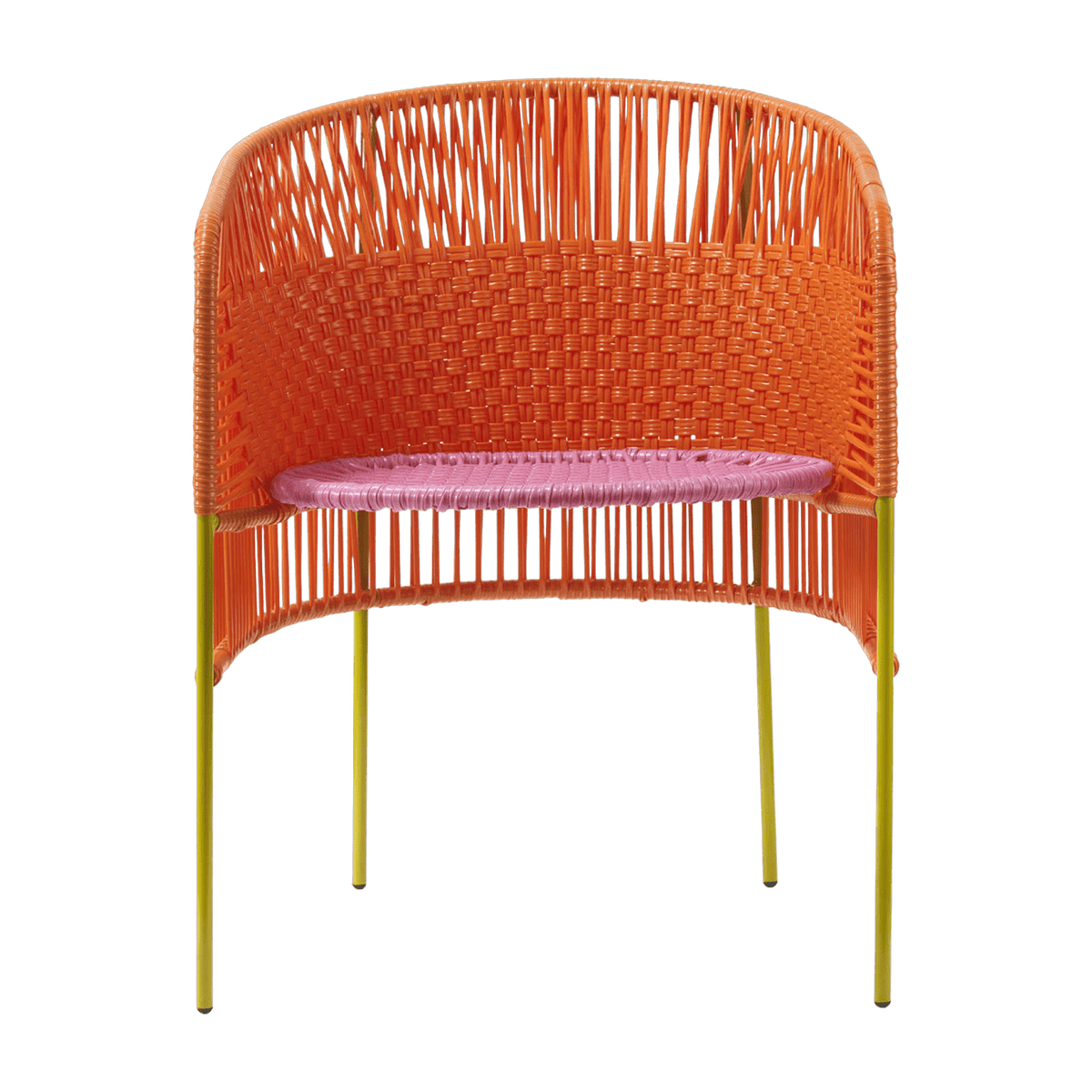 Chaise en acier orange Caribe - Ames - The Cool Republic