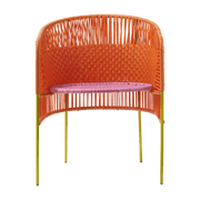 Chaise en acier orange Caribe - Ames - The Cool Republic