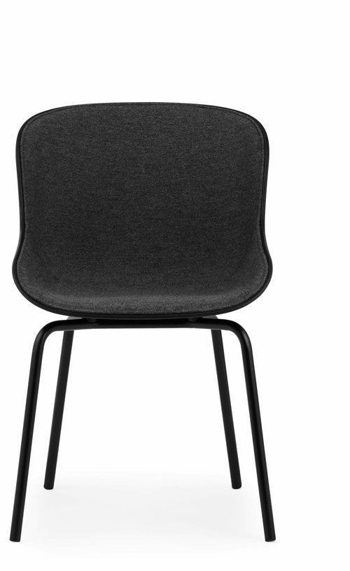 Chaise en acier peint et pp avec tissu noir Hyg - Normann Copenhagen - The Cool Republic