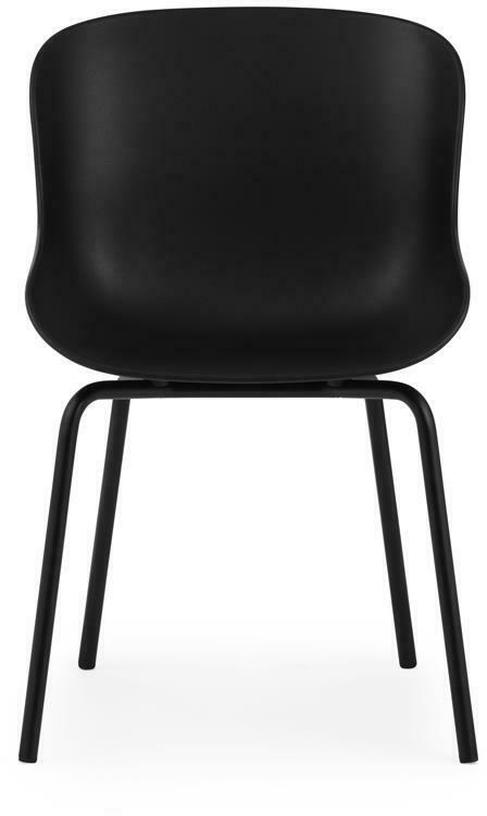 Chaise en acier peint et pp noir Hyg - Normann Copenhagen - The Cool Republic