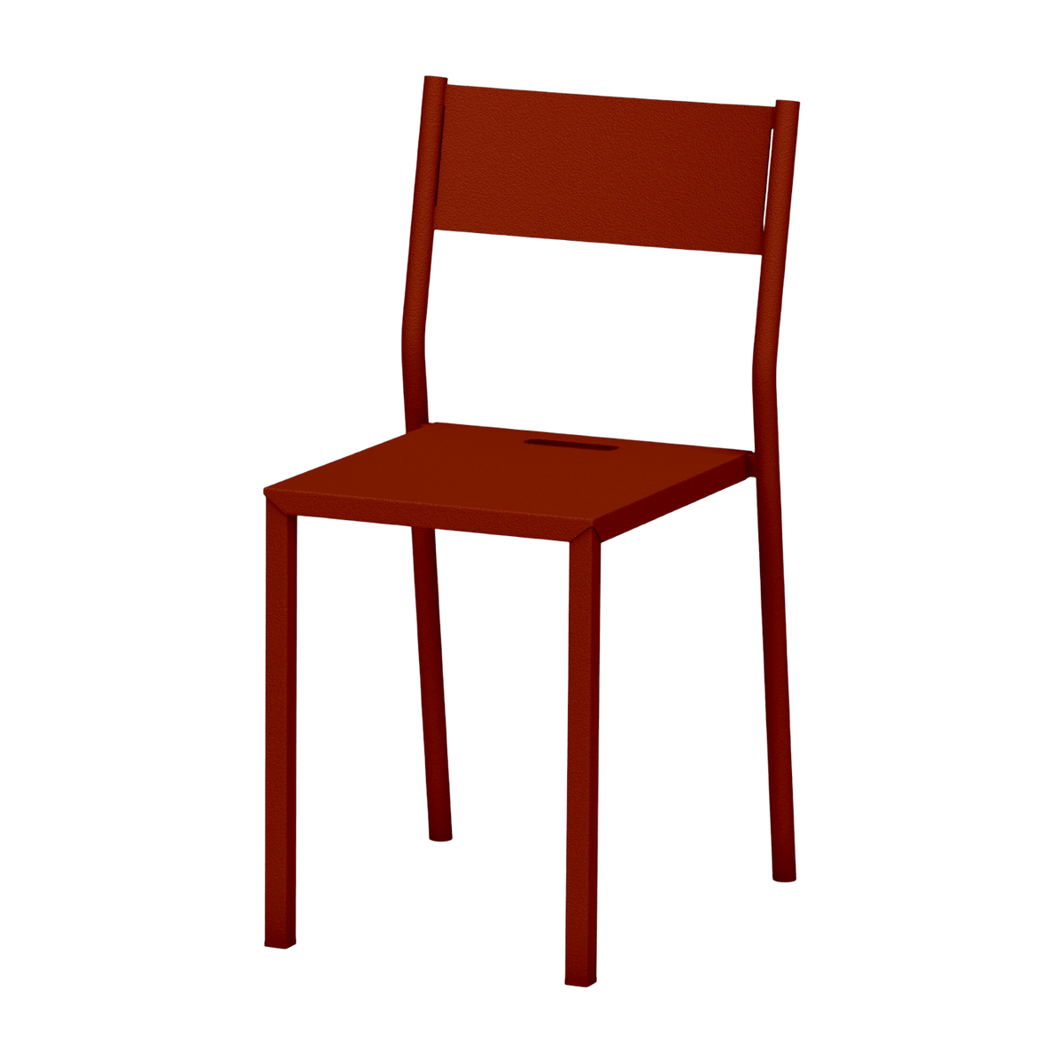 Chaise en acier terracotta Take - Matière Grise - The Cool Republic