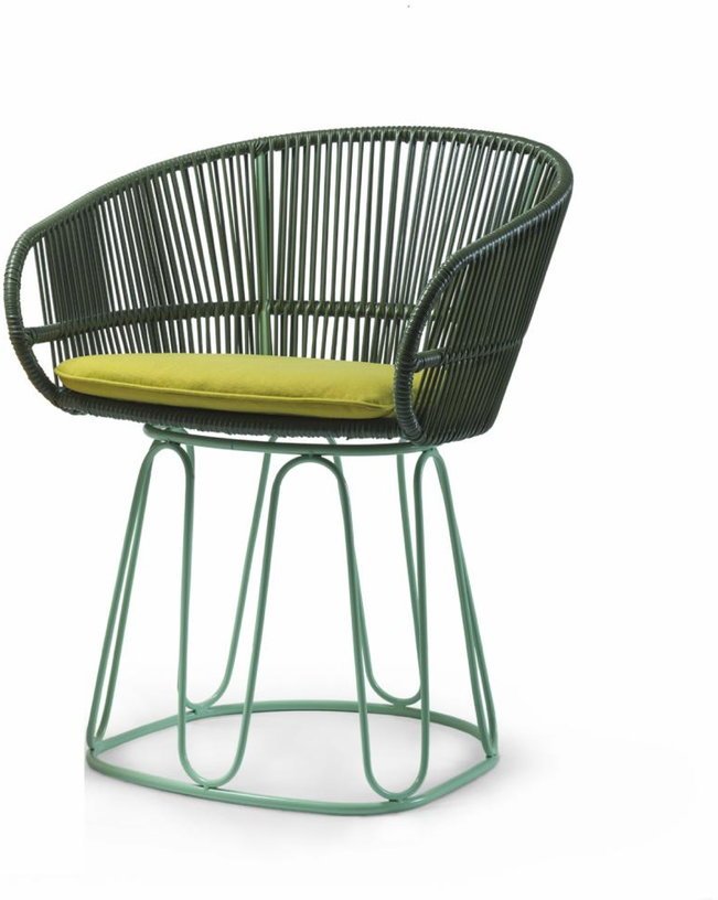 Chaise en acier vert Circo - Ames - The Cool Republic