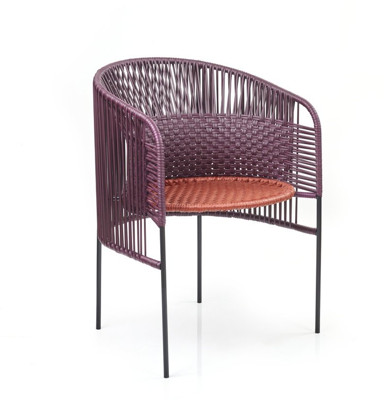 Chaise en acier violet Caribe Chic - Ames - The Cool Republic