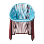 Chaise en acier violette et bleu Cartagenas - Ames - The Cool Republic