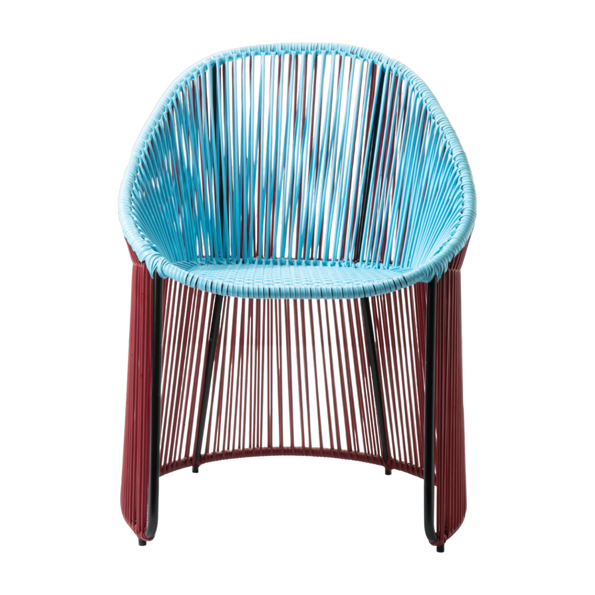 Chaise en acier violette et bleu Cartagenas - Ames - The Cool Republic