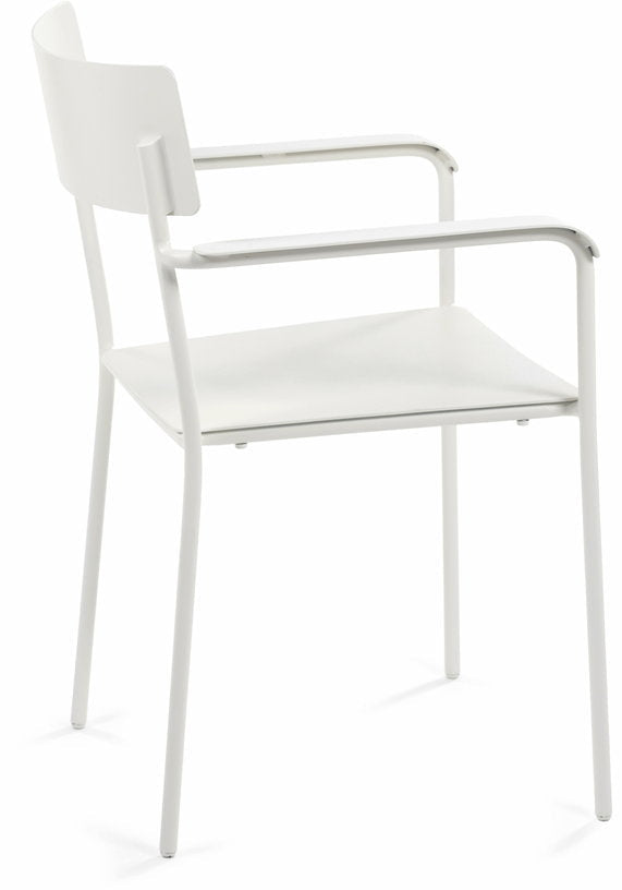 Chaise en aluminium avec accoudoirs sable - Serax - The Cool Republic