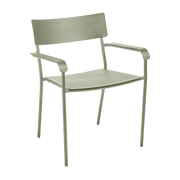Chaise en aluminium avec accoudoirs vert August - Serax - The Cool Republic