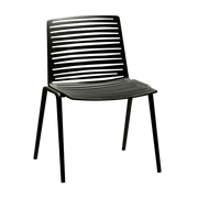 Chaise en aluminium blanc crème 53 x 48 cm Forest - Fast Spa - The Cool Republic