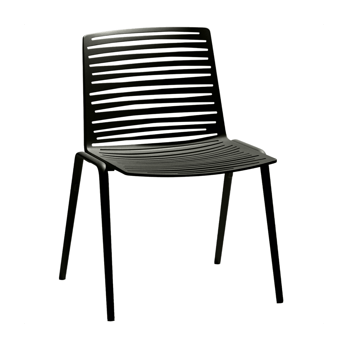 Chaise en aluminium blanc crème 53 x 48 cm Forest - Fast Spa - The Cool Republic