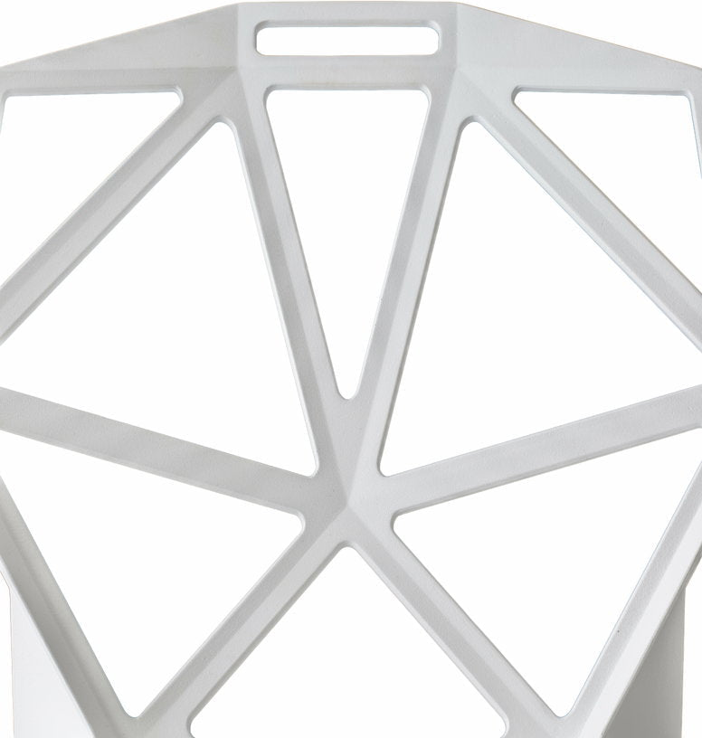 Chaise en aluminium blanc pieds gris One - Magis - The Cool Republic