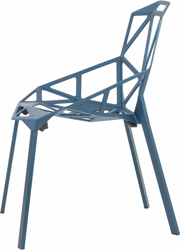 Chaise en aluminium bleue One - Magis - The Cool Republic