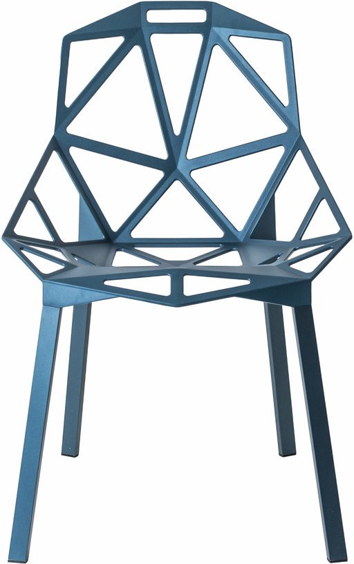 Chaise en aluminium bleue One - Magis - The Cool Republic