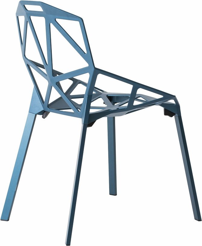 Chaise en aluminium bleue One - Magis - The Cool Republic