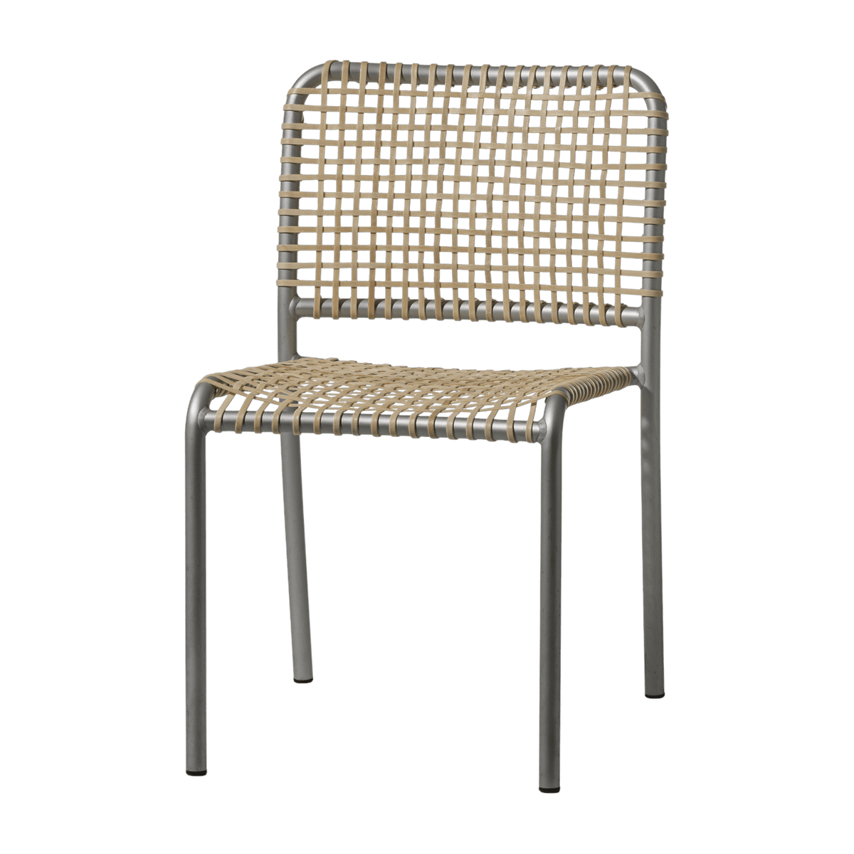 Chaise en aluminium et tressage naturel Allu 23 I- Gervasoni - The Cool Republic