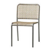 Chaise en aluminium et tressage naturel Allu 23 I- Gervasoni - The Cool Republic