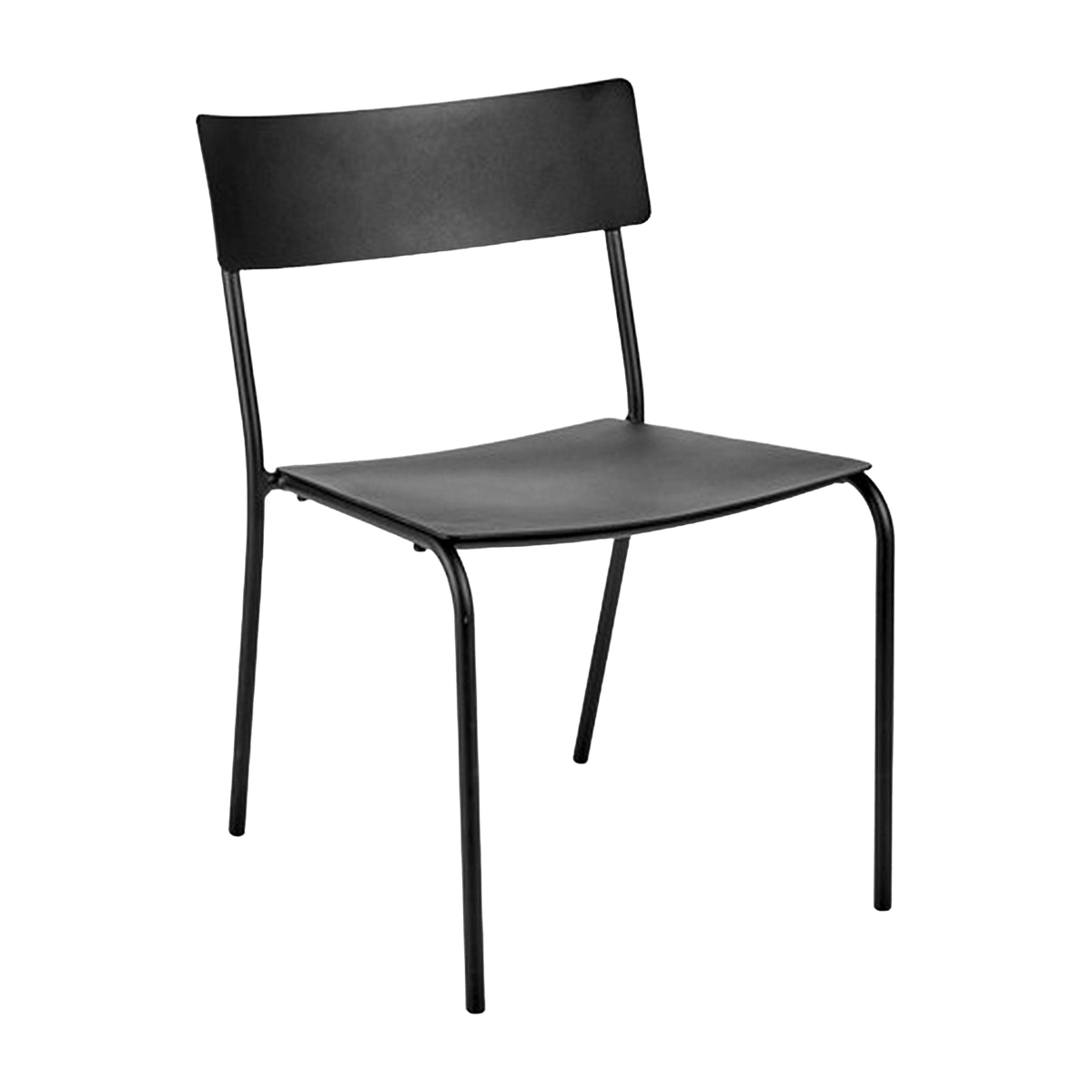 Chaise en aluminium noir August - Serax - The Cool Republic