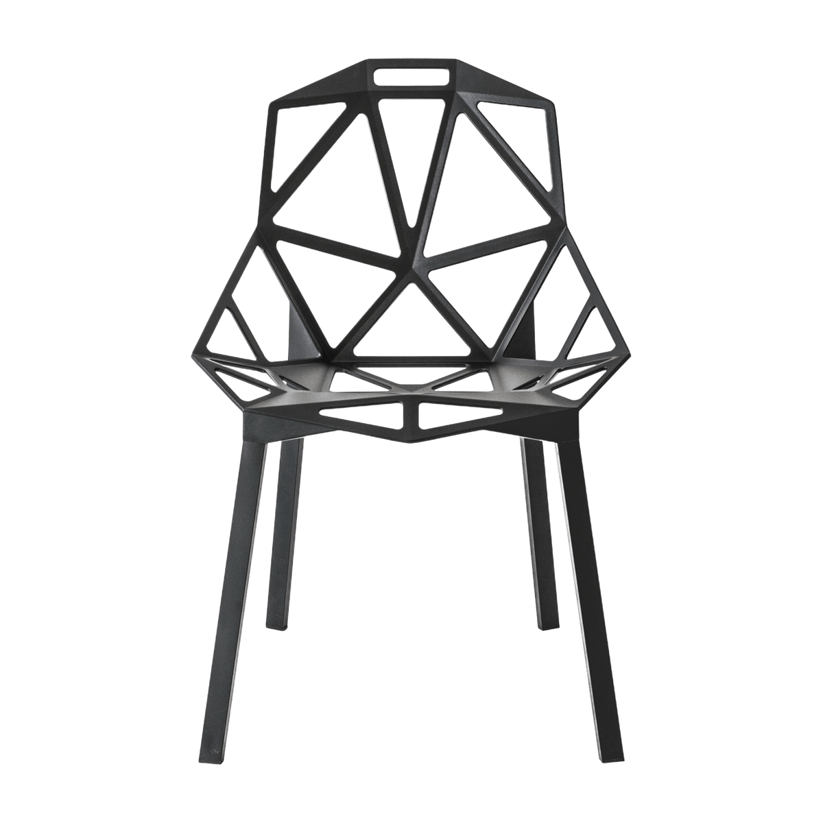 Chaise en aluminium noire One - Magis - The Cool Republic