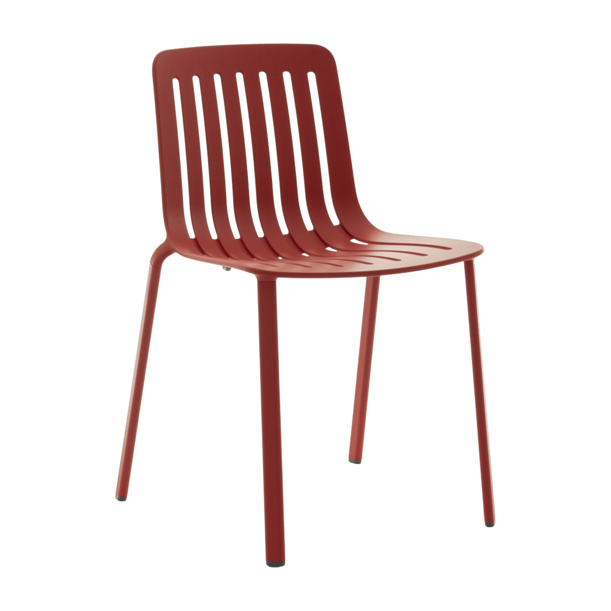 Chaise en aluminium rouge Plato - Magis - The Cool Republic