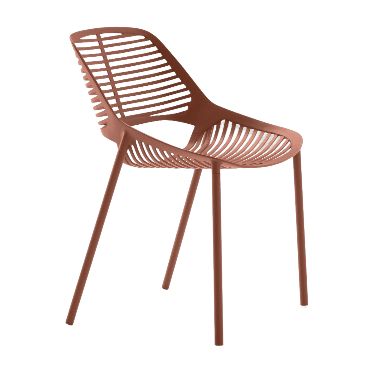 Chaise en aluminium terracotta 51 x 51 cm Niwa - Fast Spa - The Cool Republic