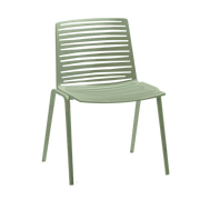 Chaise en aluminium vert 56 x 57 cm Zebra - Fast Spa - The Cool Republic