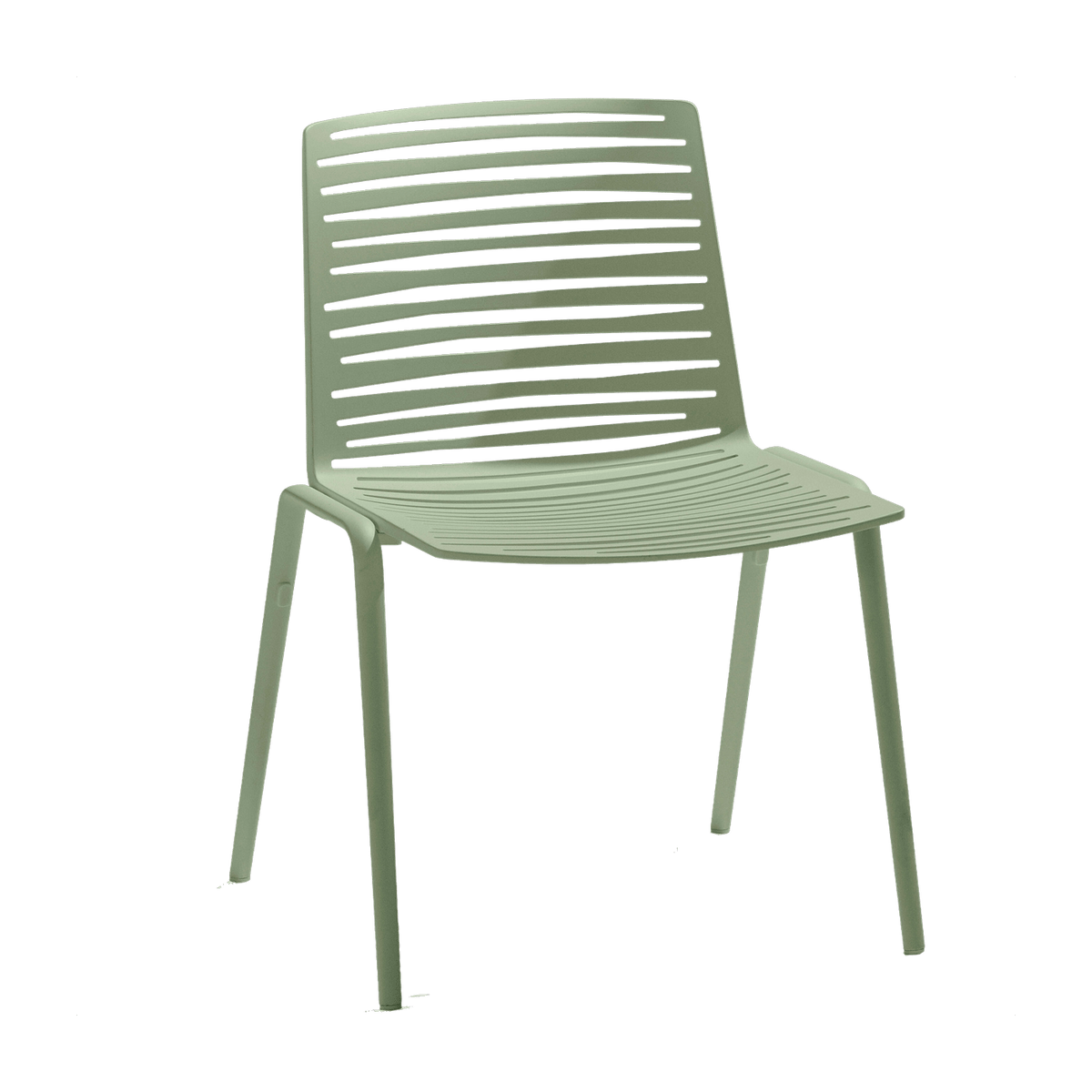 Chaise en aluminium vert 56 x 57 cm Zebra - Fast Spa - The Cool Republic