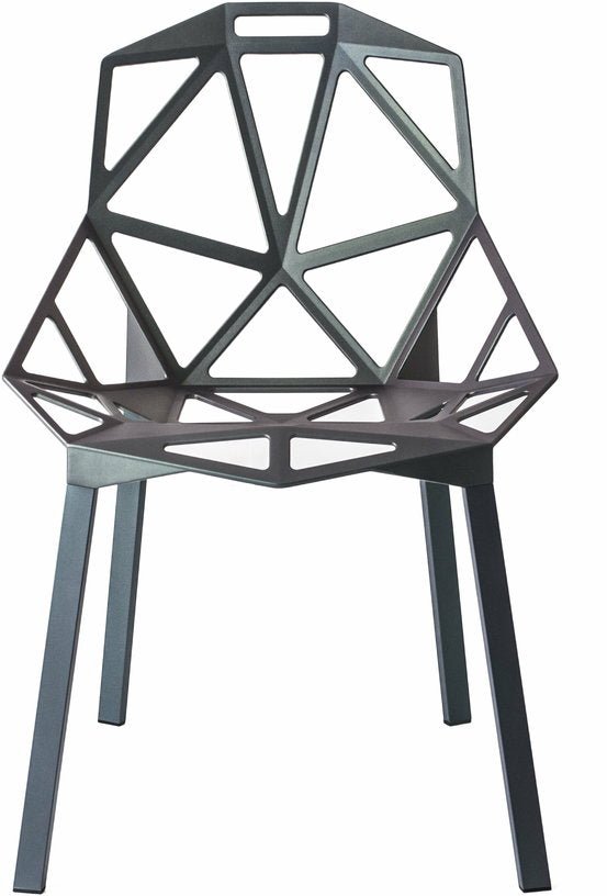 Chaise en aluminium vert et gris One - Magis - The Cool Republic
