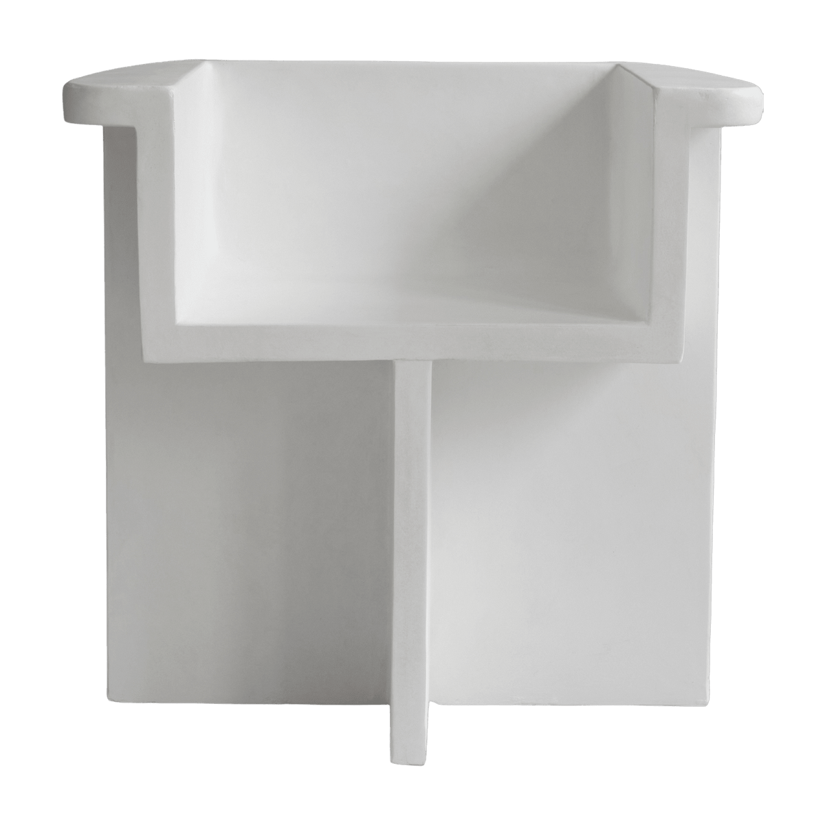 Brutus White Fiber Concrete Chair - 101 Copenhagen - The Cool Republic