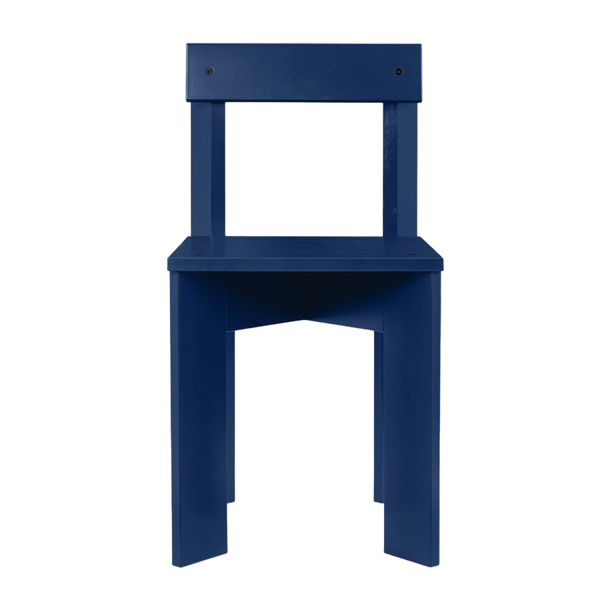 Chaise en bois Ark bleue - Ferm living - The Cool Republic