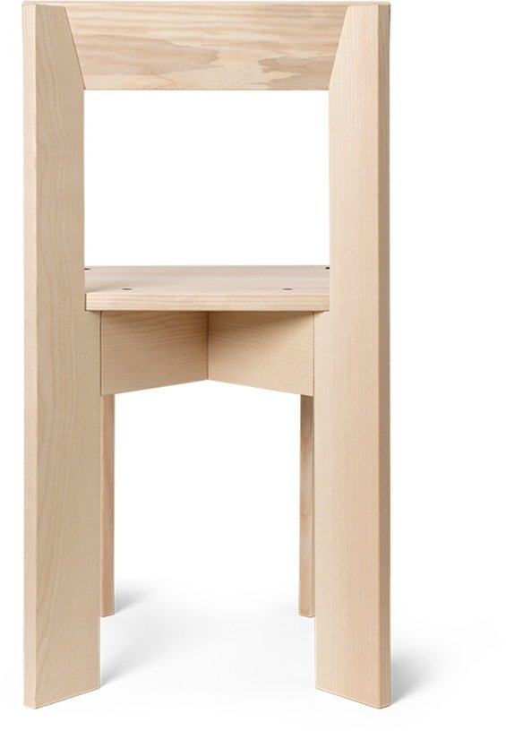 Chaise en bois beige Ark - Ferm living - The Cool Republic