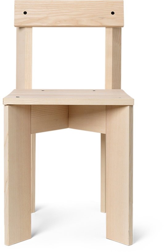 Chaise en bois beige Ark - Ferm living - The Cool Republic