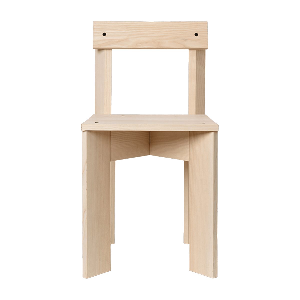 Chaise en bois beige Ark - Ferm living - The Cool Republic