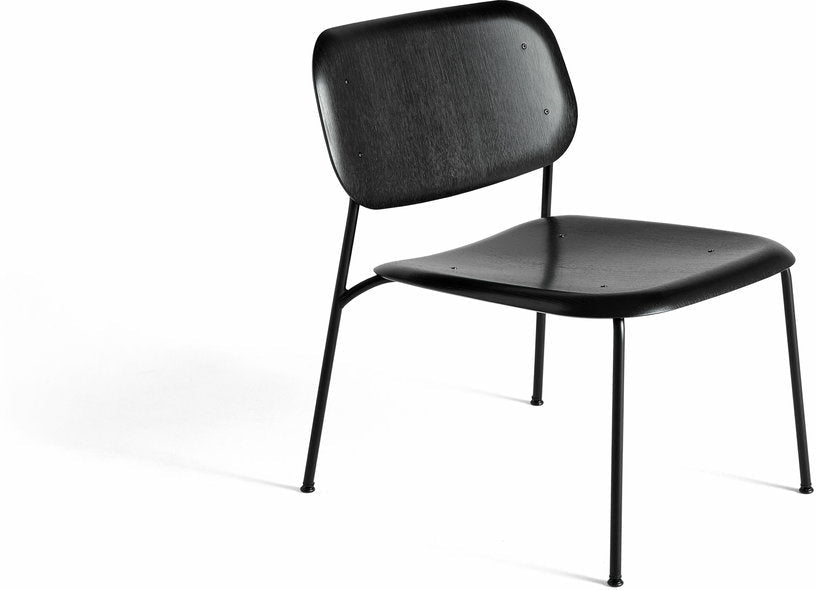 Chaise en bois de chêne noir Soft Edge 10 lounge - HAY - The Cool Republic
