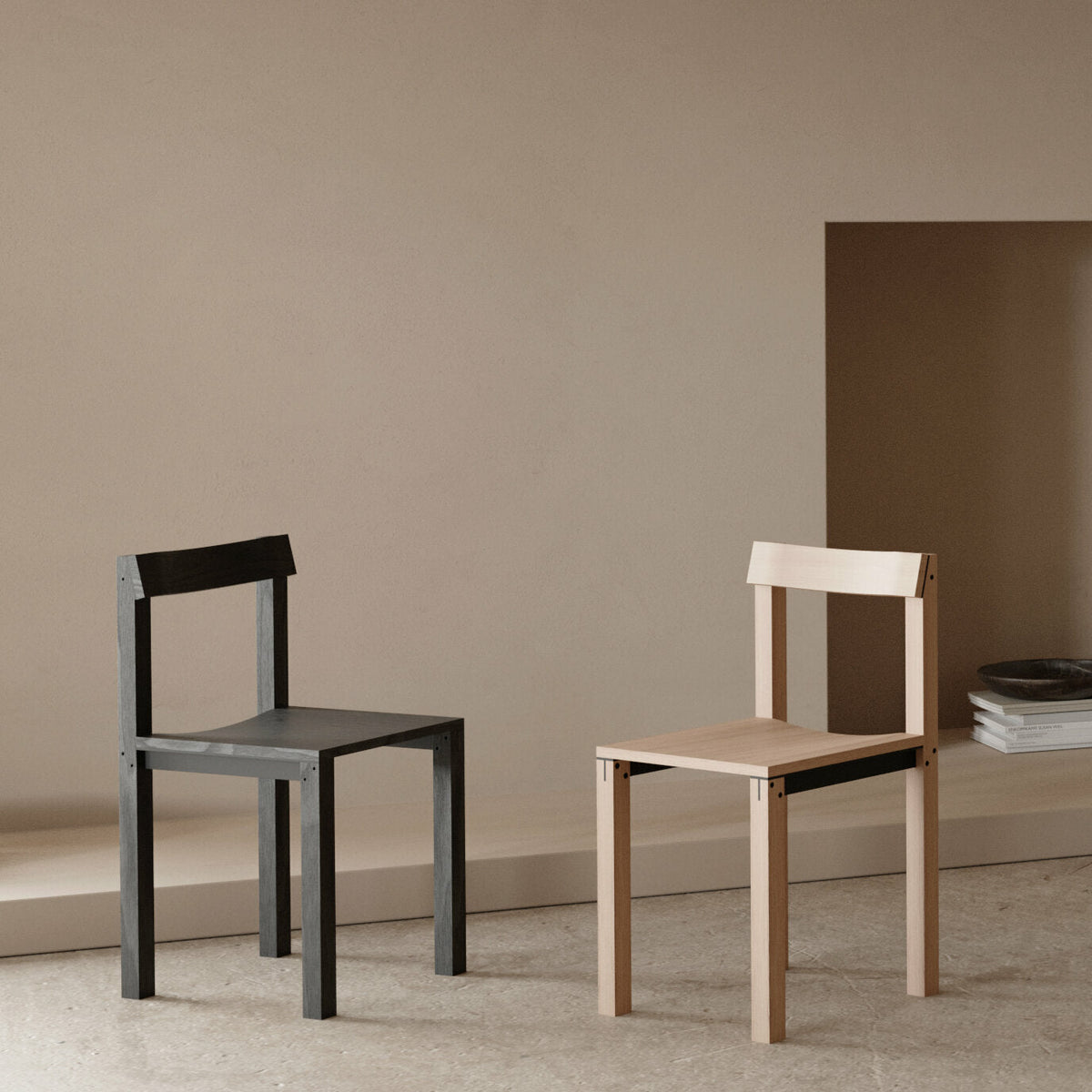 Chaise en bois de chêne Tal - Kann Design - The Cool Republic