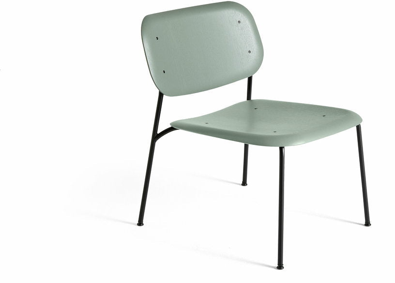 Chaise en bois de chêne vert d'eau Soft Edge 10 lounge - HAY - The Cool Republic