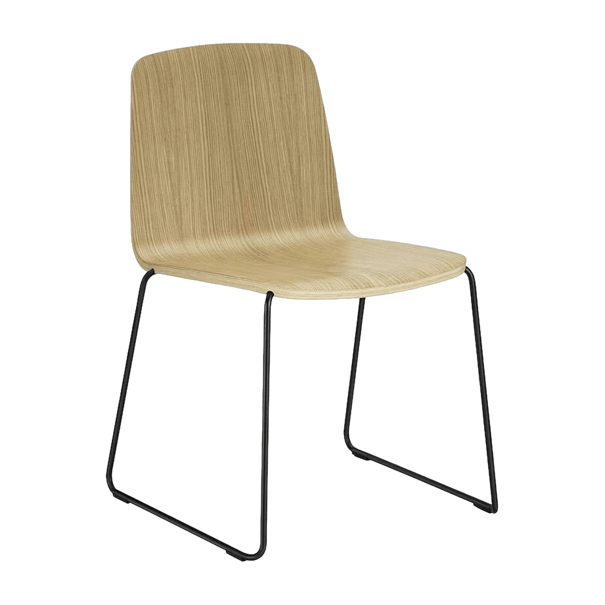 Chaise en bois de frêne laqué 53 x 79 cm Just - Normann Copenhagen - The Cool Republic