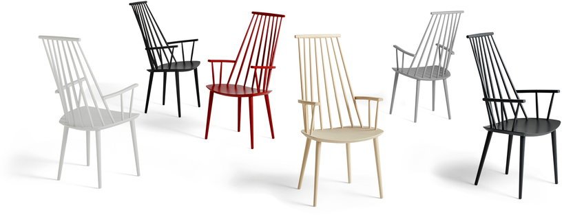 Chaise en bois de hêtre blanc J 110 - HAY - The Cool Republic
