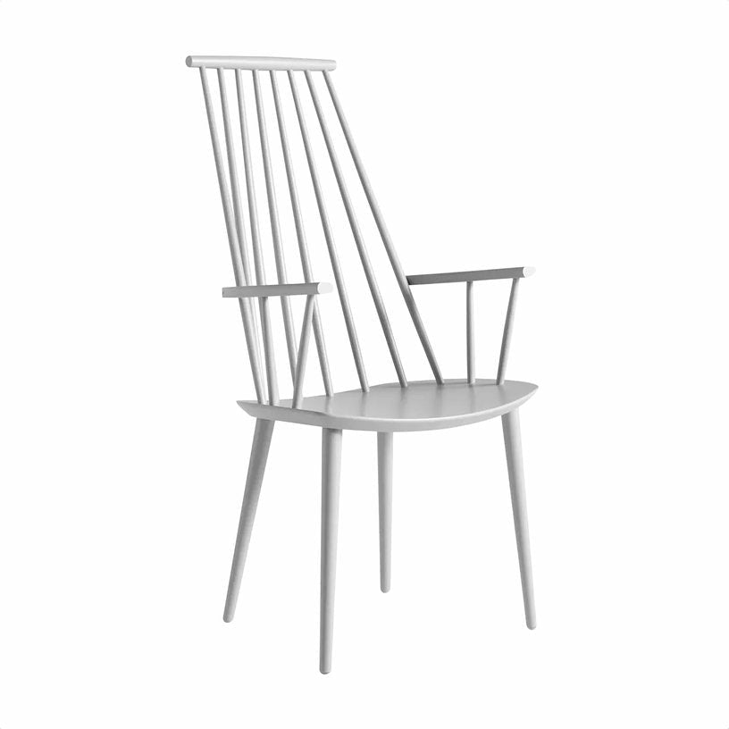 Chaise en bois de hêtre gris clair J 110 - HAY - The Cool Republic