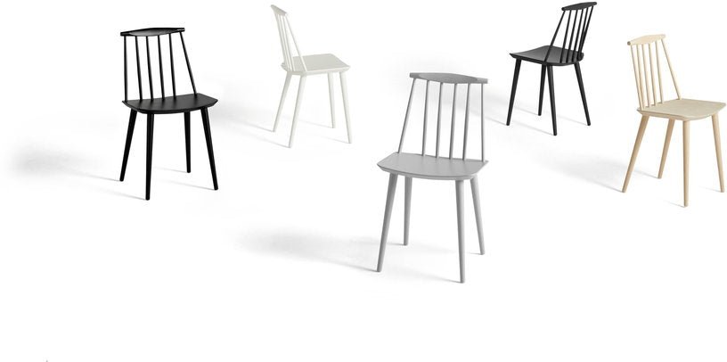 Chaise en bois de hêtre gris Dusty J77 - HAY - The Cool Republic
