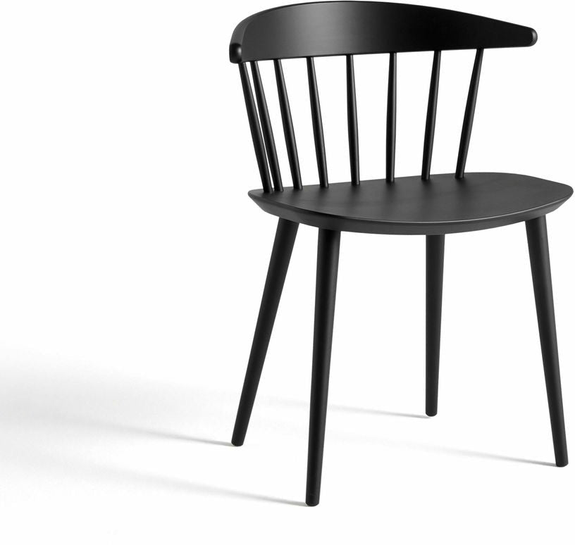 Chaise en bois de hêtre noir laqué J 104 - HAY - The Cool Republic