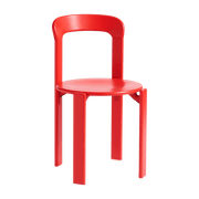 Chaise en bois de hêtre rouge scarlet Rey - HAY - The Cool Republic