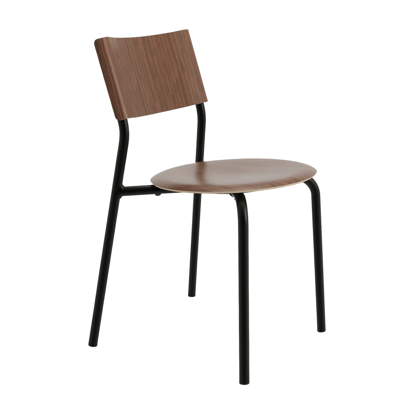 Chaise en bois de noyer noir graphite SSD - TIPTOE - The Cool Republic