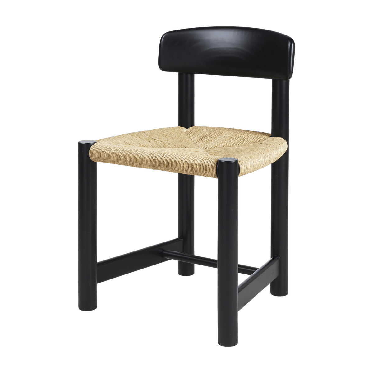 Chaise en bois de pin noir Daumiller - Gubi - The Cool Republic