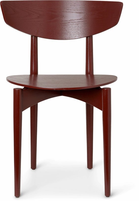 Chaise en bois marron rouge 45 x 75,5 x 46,5 cm Herman - Ferm Living - The Cool Republic