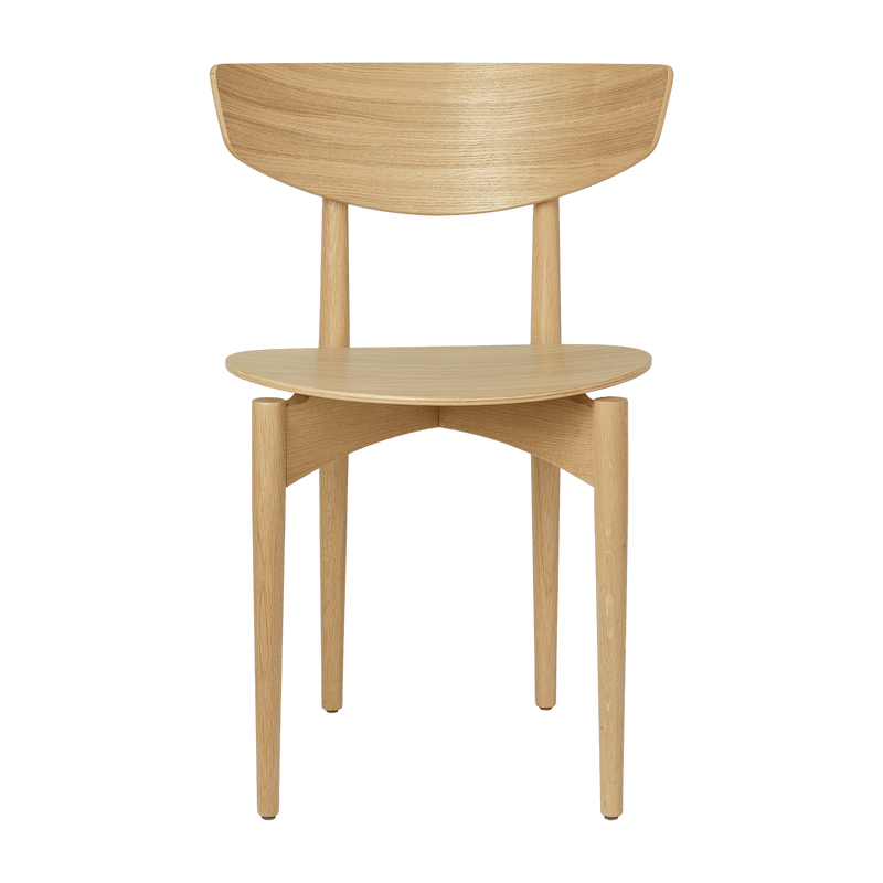 Chaise en bois massif beige Herman - Ferm Living - The Cool Republic