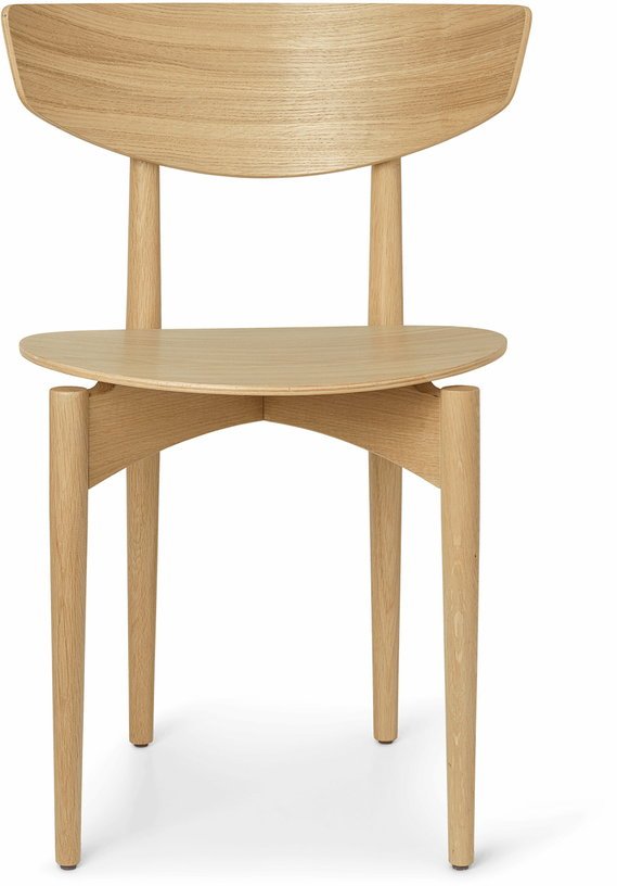 Chaise en bois massif beige Herman - Ferm Living - The Cool Republic