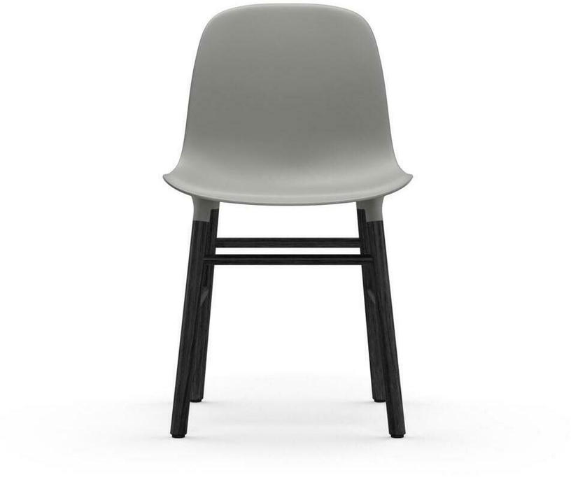 Chaise en bois noir et pp gris Form - Normann Copenhagen - The Cool Republic