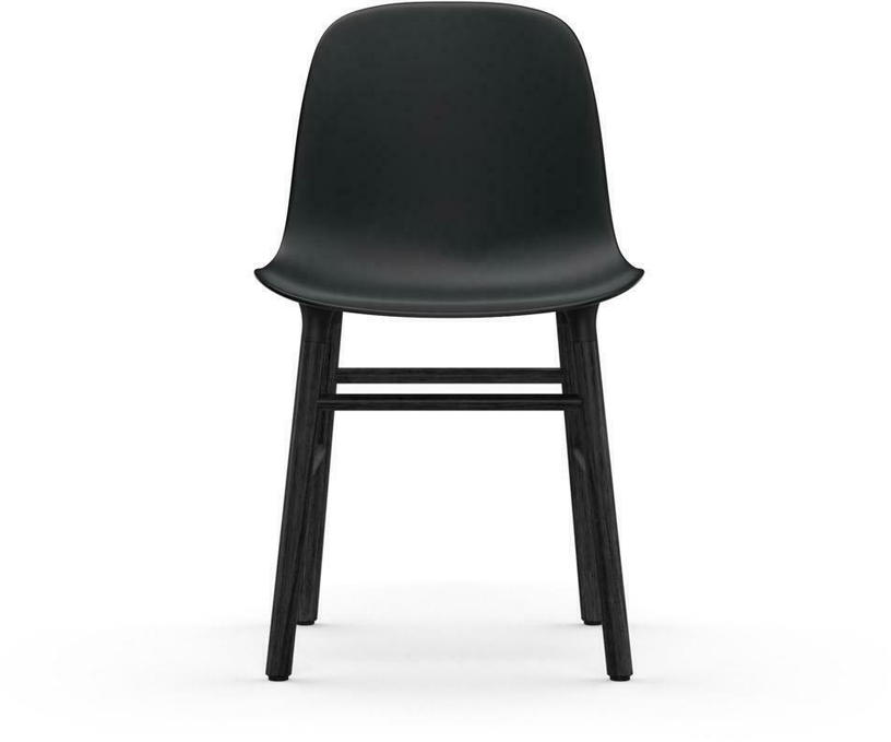 Chaise en bois noir et pp noir Form - Normann Copenhagen - The Cool Republic