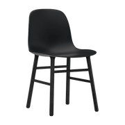 Chaise en bois noir et pp noir Form - Normann Copenhagen - The Cool Republic